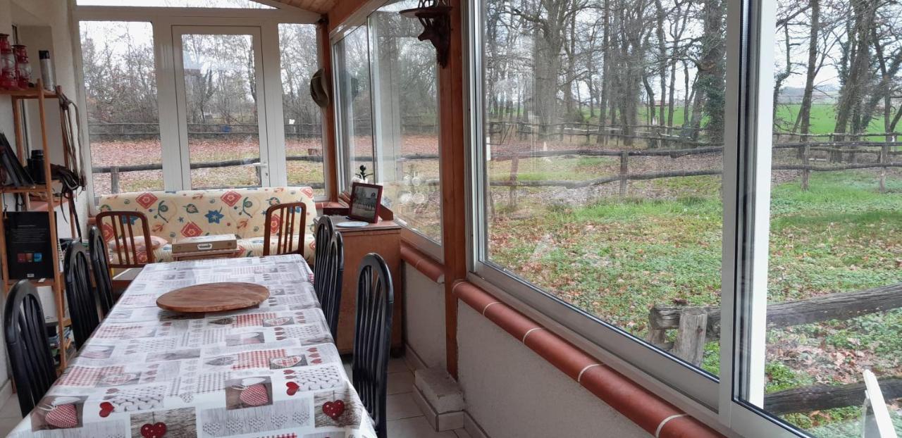 Вилла Ferme Equestre Des Abrons Pailloles Экстерьер фото